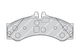 GARNITURE DE FREIN JEU AVANT +ARRIERE SPRINTER 416
